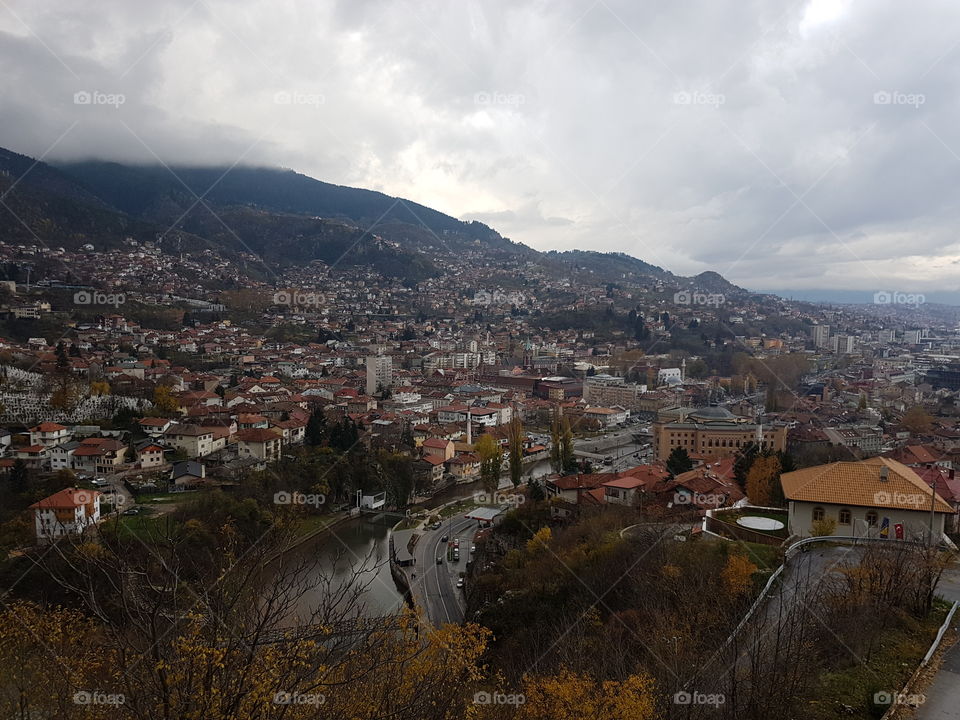 Sarajevo cityscape 