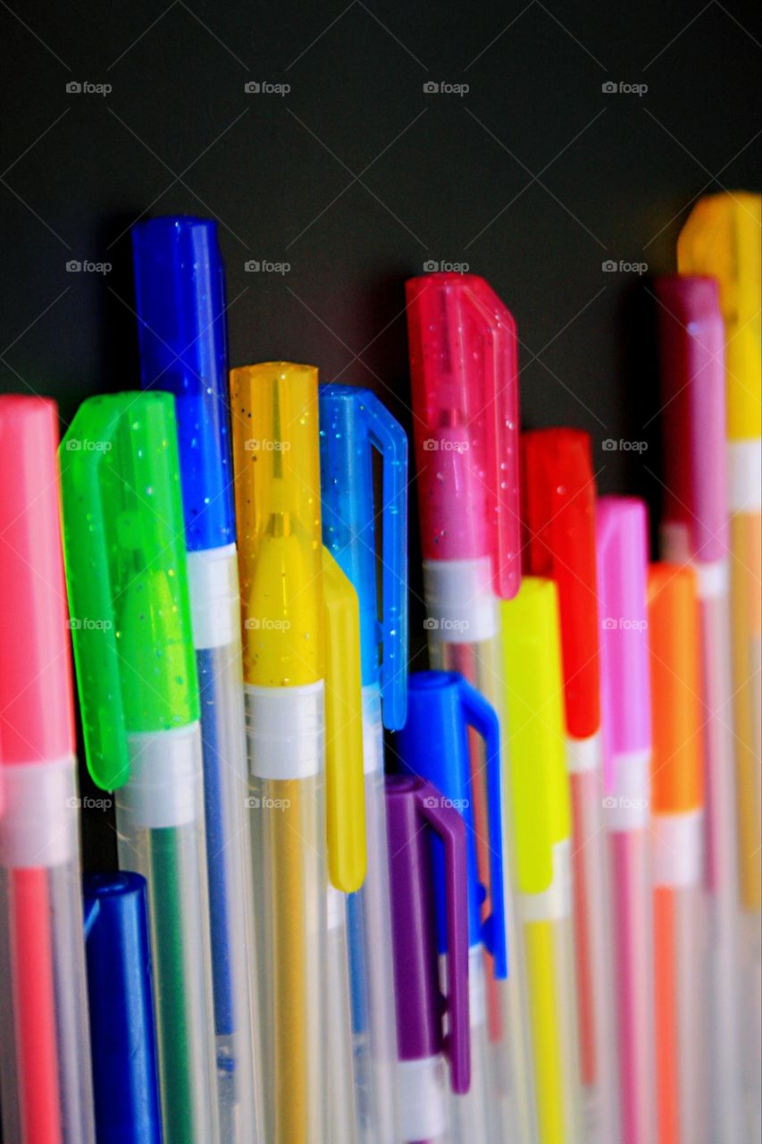 Multicolored pens