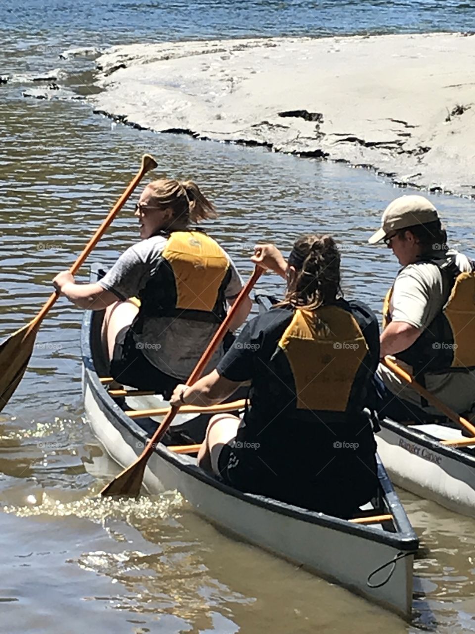 Canoeing on CT River
