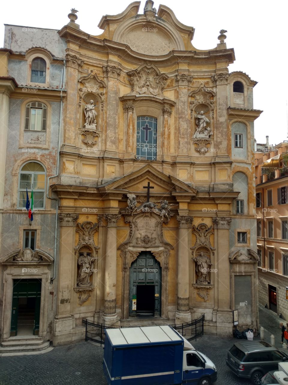 Chapel in a Busy Roman Square