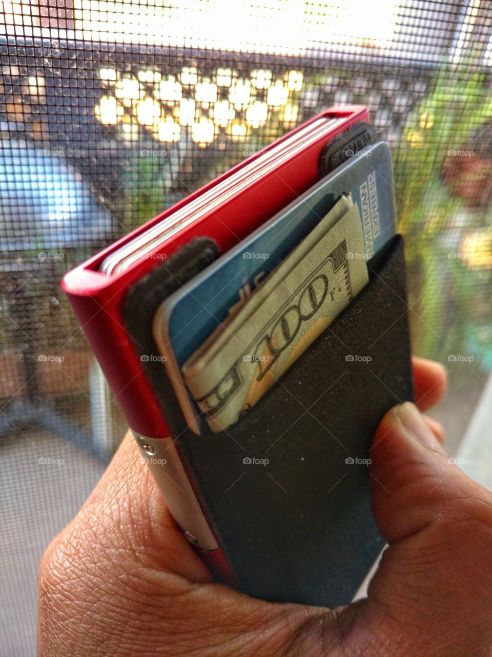 Modern minimalist wallet for cards