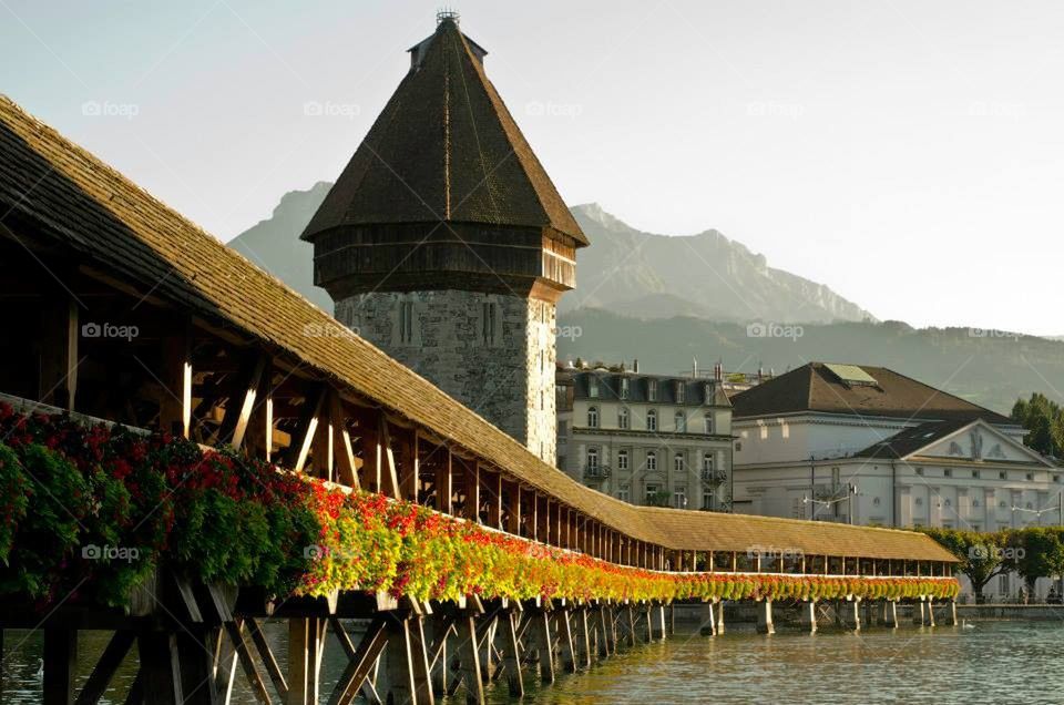 Lucerne at dusk