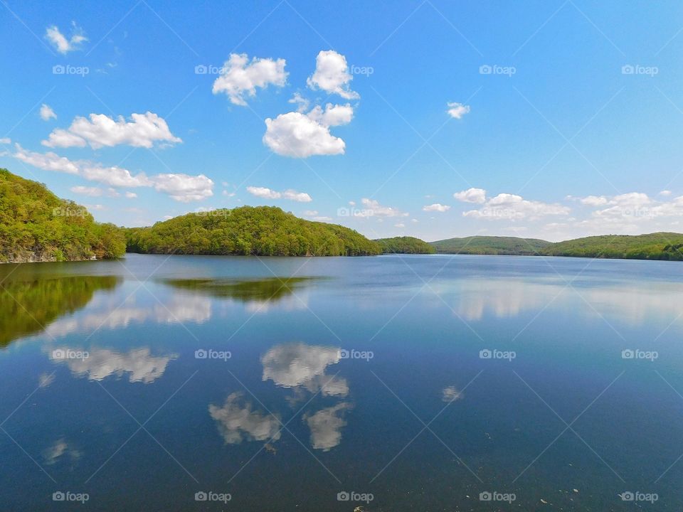 New Croton Reservoir in Cortlandt, New York 