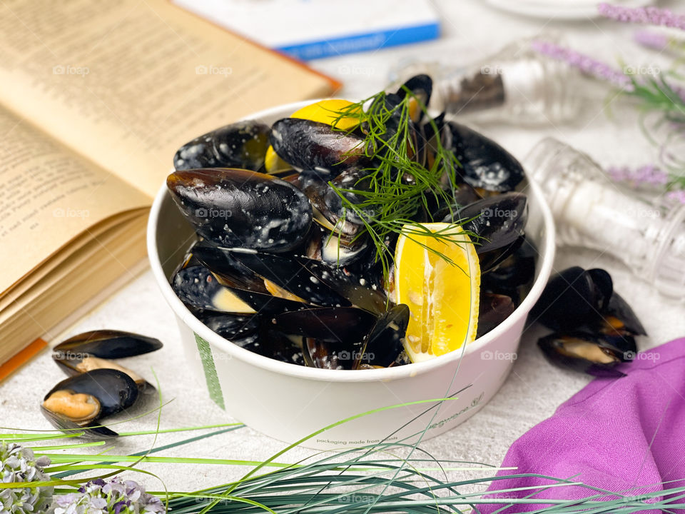 Mussels in creamy chilli sauce
