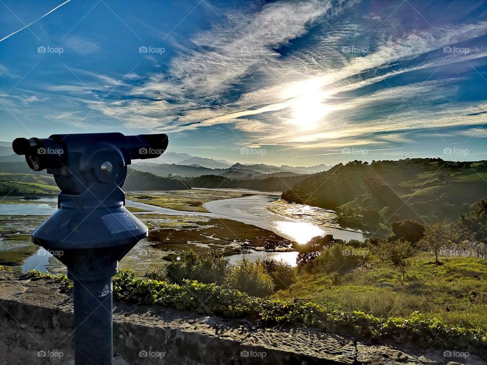 projecting sunset on...1,2,3