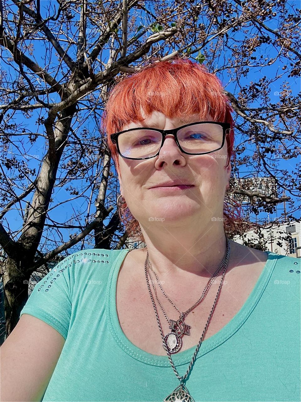 This is me, “Petra Schiller” a.k.a. “Maxine Firefox” standing outside aboard “Salvation”, the “28 ft 1969 Luhrs” cabin cruiser at “Newtown Creek” in LIC, Queens that is home to myself and partner “Timothy Trespas”. 2024. Hypnotic Productions