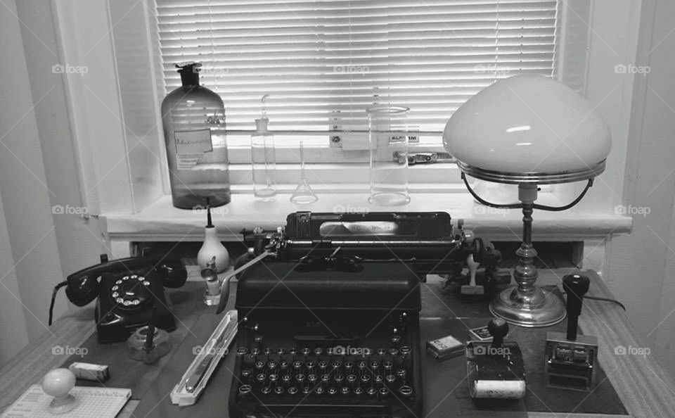 The past casts its shadow, not merely on the present, but also on the future. The echoes of yesterday resonate in the typewriter's keys.