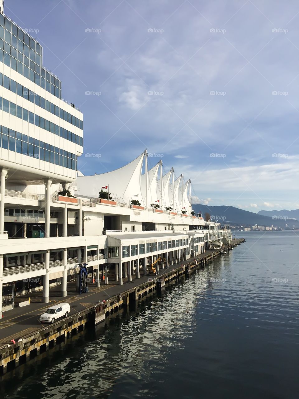 Canada place Sails at Pan Pacific Hotel in Vancouver, British Columbia 
