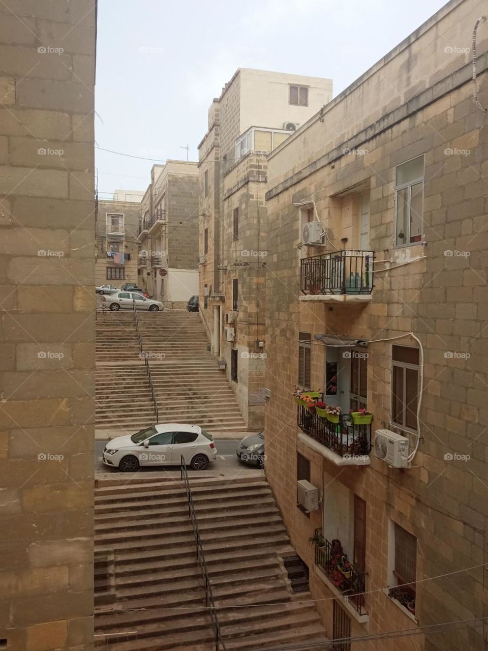 Perspective on the street of Malta