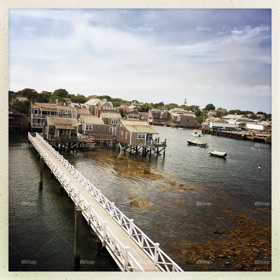 Dockside homes, Nantucket Island 