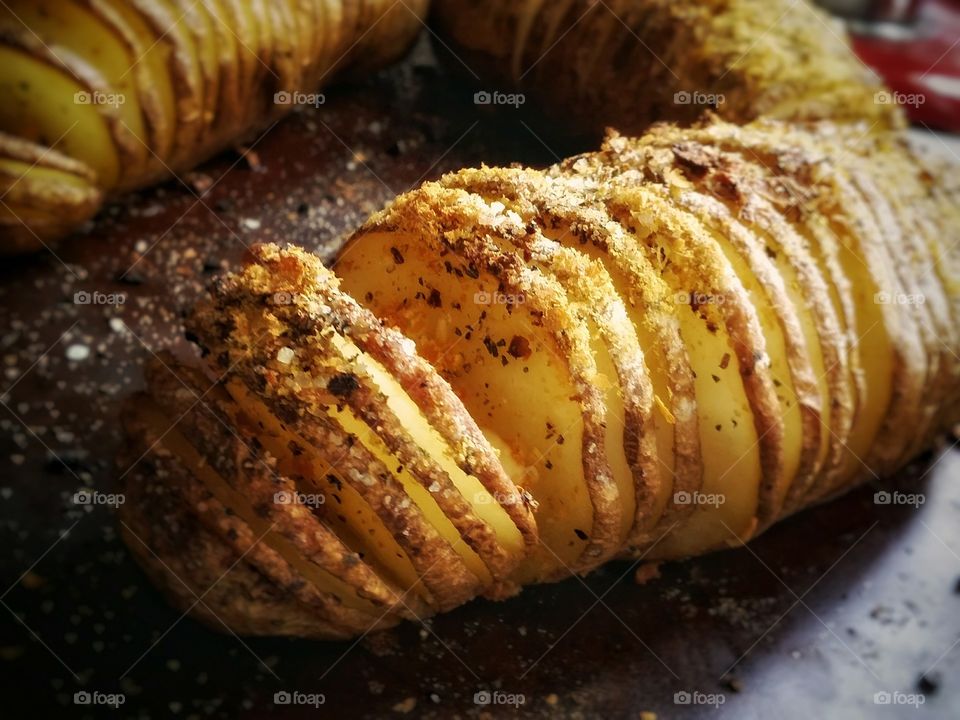 Hasselback Potatoes aka Roly Polies