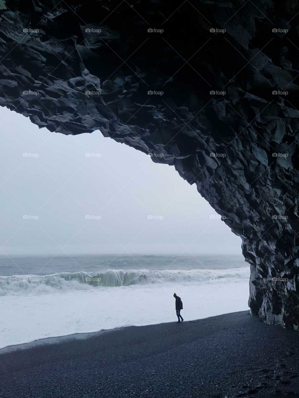 Reynisfjara black beach in Iceland