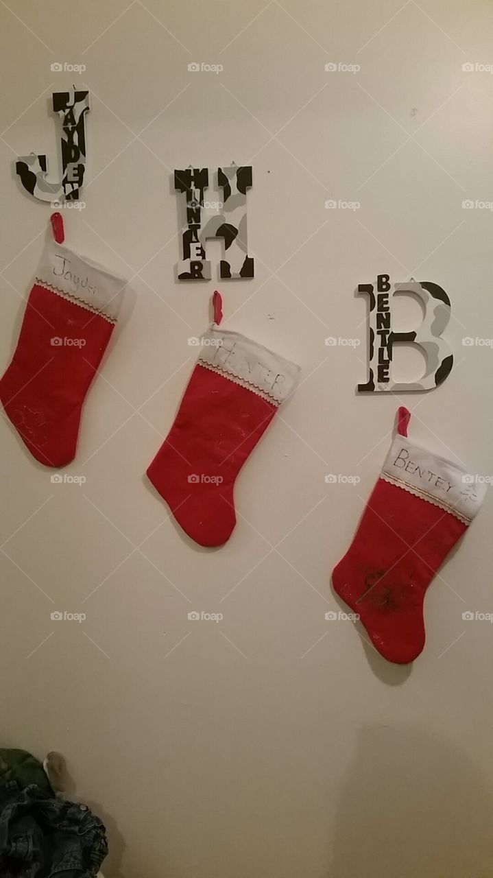 stockings are hung