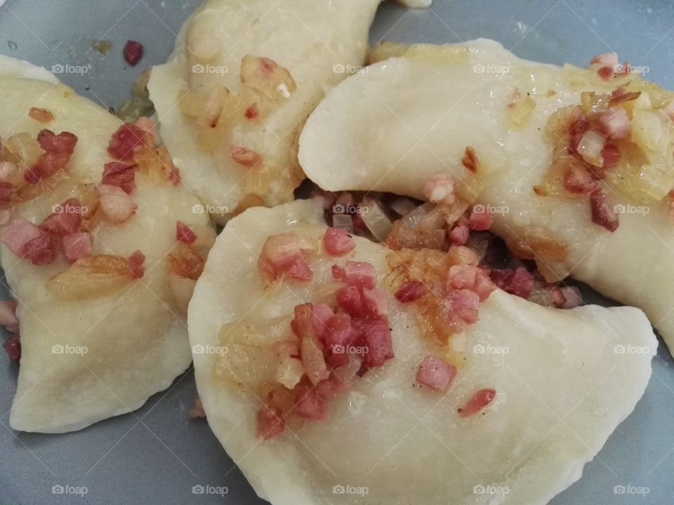 pierogi on lunch