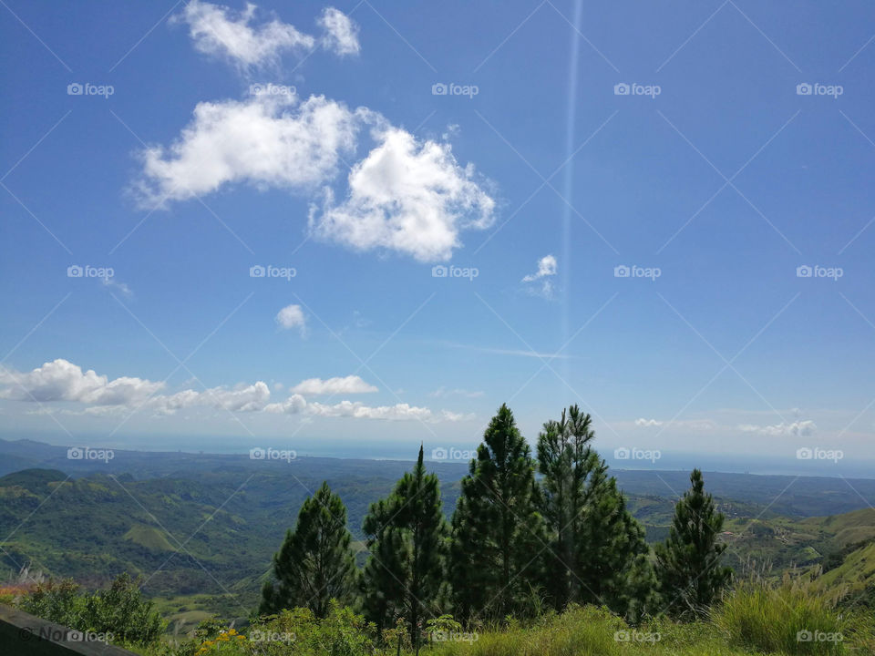 altos del María Panamá, vista del mar Pacífico