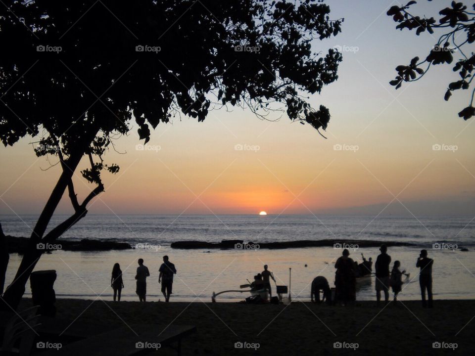 Sunset in Hawaii