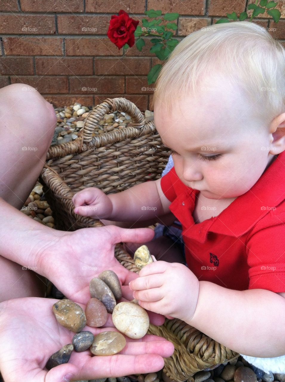 Playing with rocks