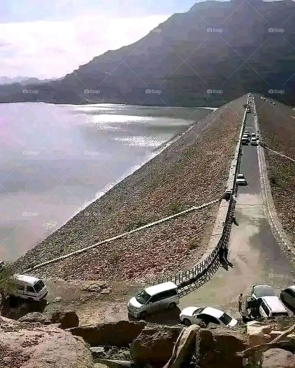 Glory be to God, the magnificent and picturesque view and the natural green trees are a view that is nothing more wonderful than it