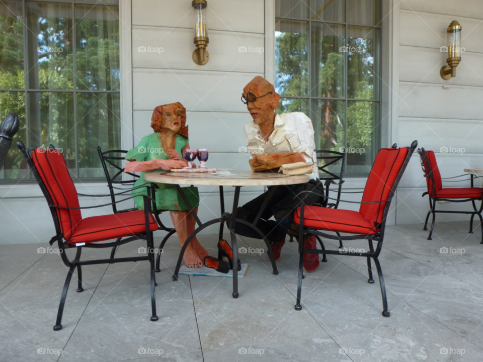 restaurant drink together table by Bea