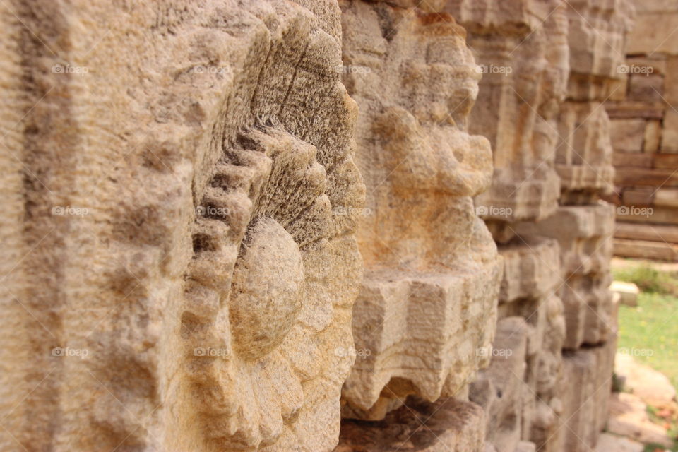 Lotus Flower, rock sculpture