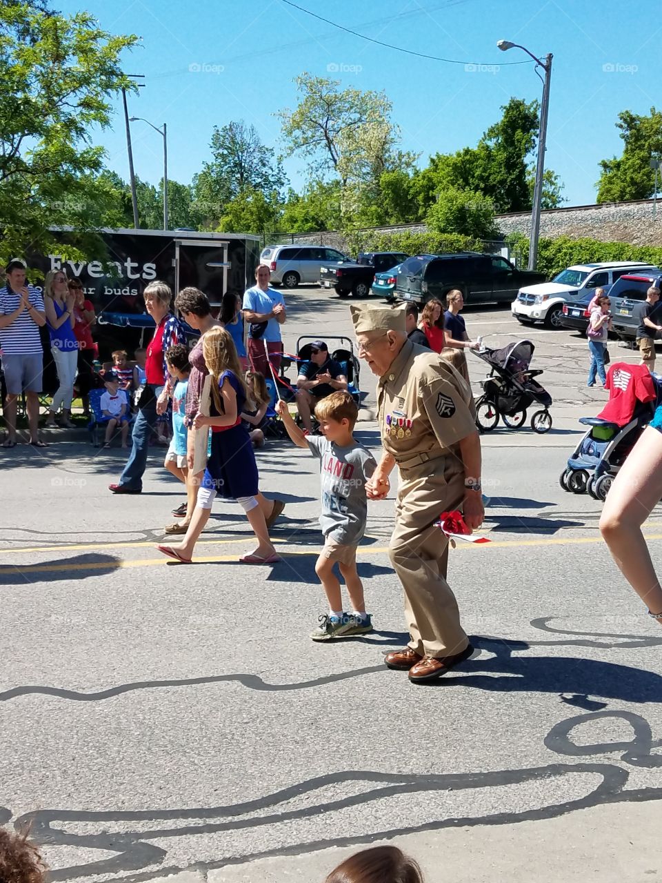 WW2 Vet and Grandson