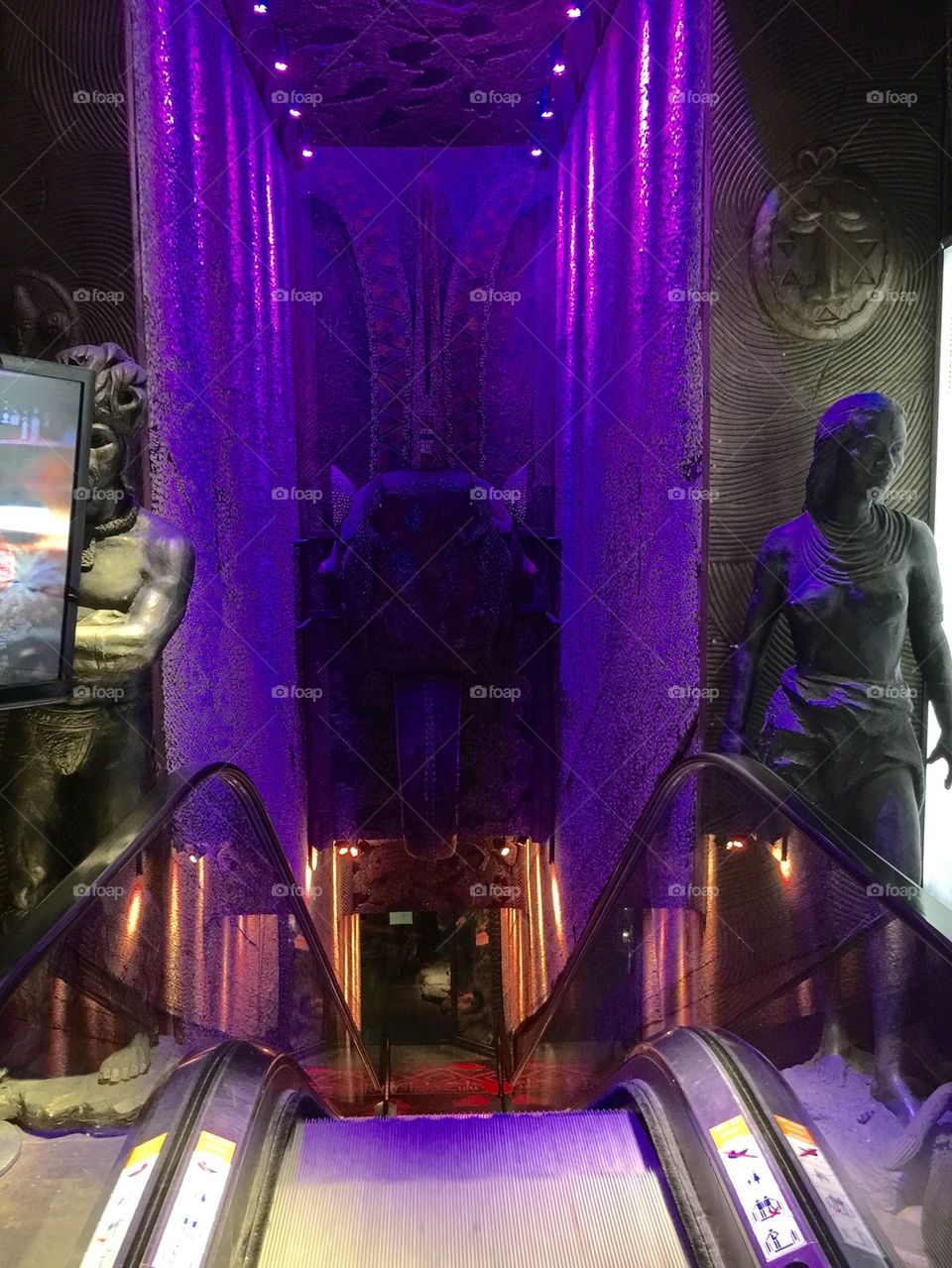 Purple entrance