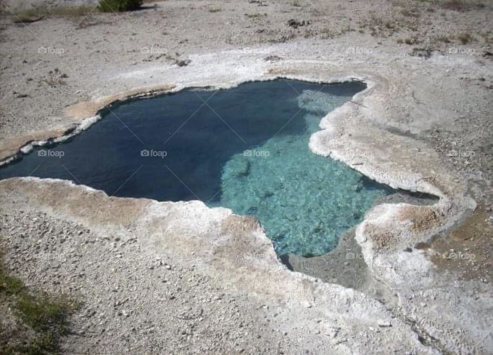 A spring at Yellowstone National Park