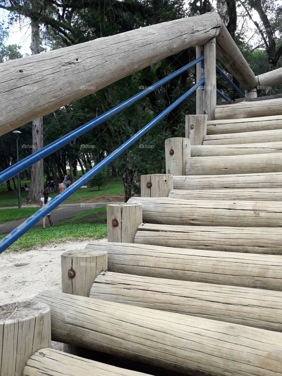 Playground at the Blue Lake Park in Curitiba, Brazil