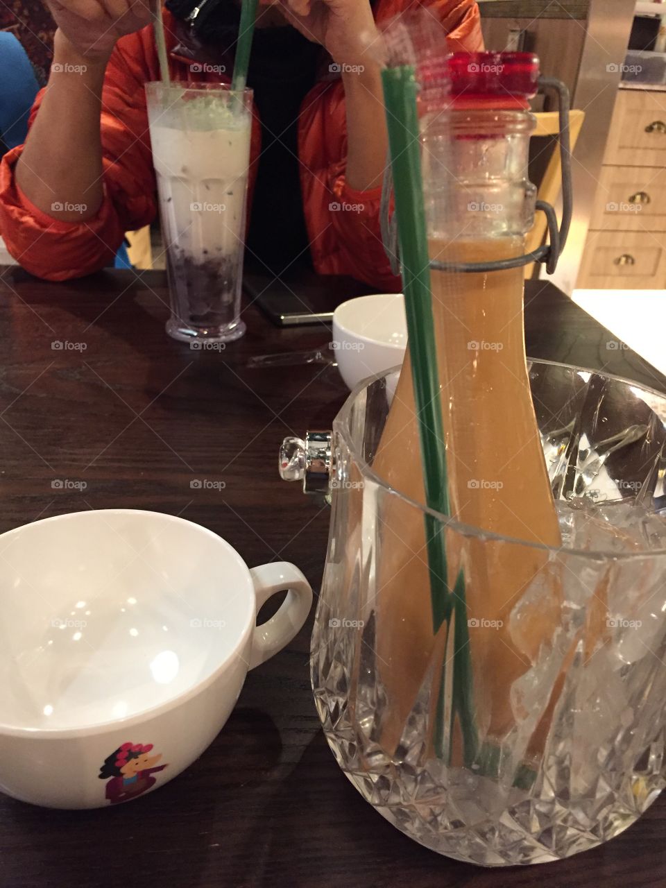 Iced milk tea in HK style 