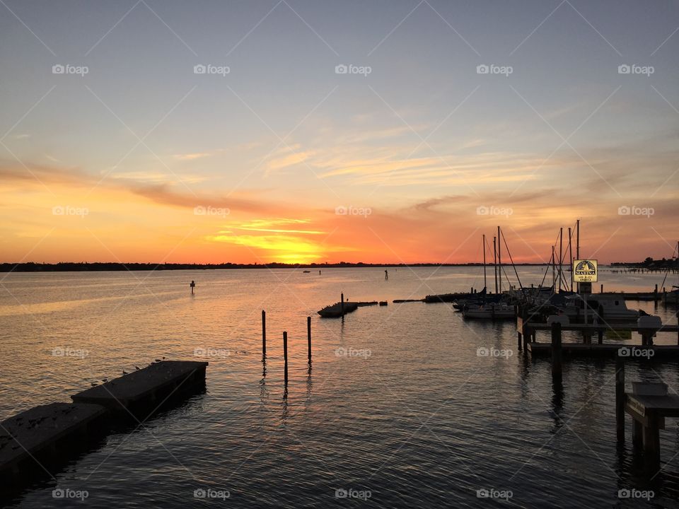 Marina sunset 