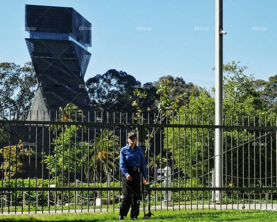 Security guard at installation