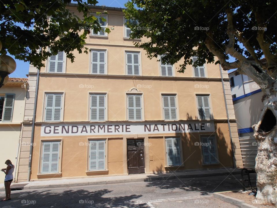 The old Gendarmerie Nationale from Staint Tropez 
