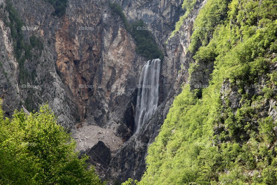 Boka waterfall, Slovenia