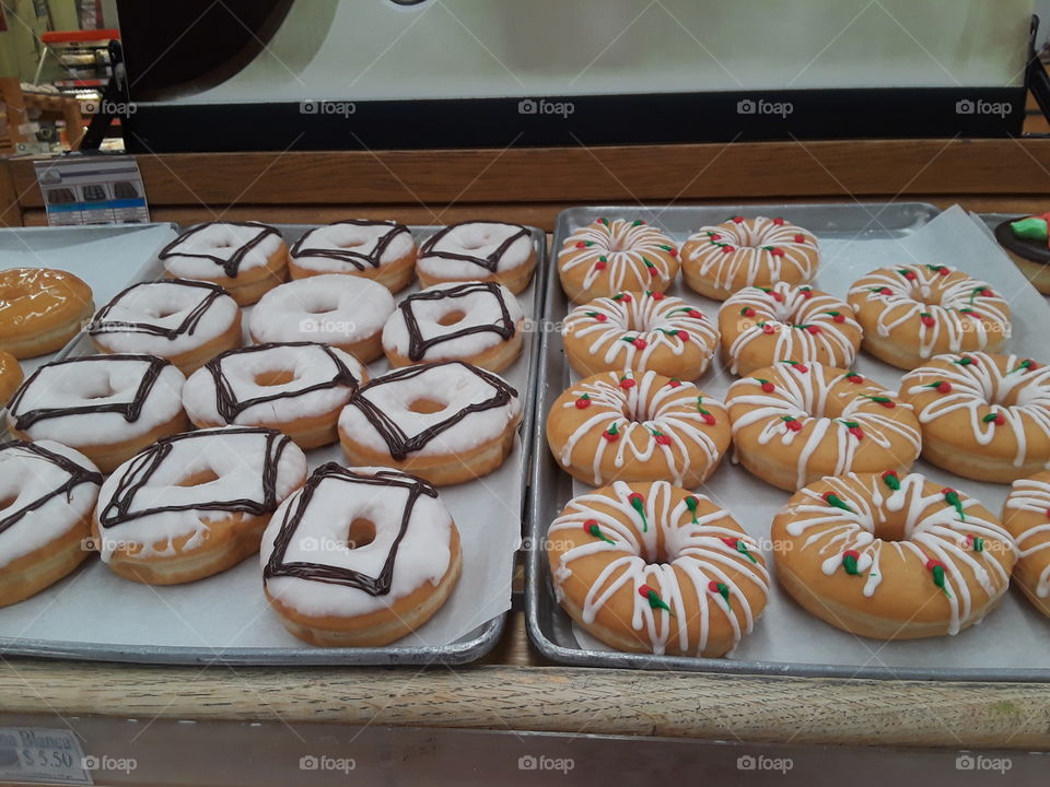 decorated donuts