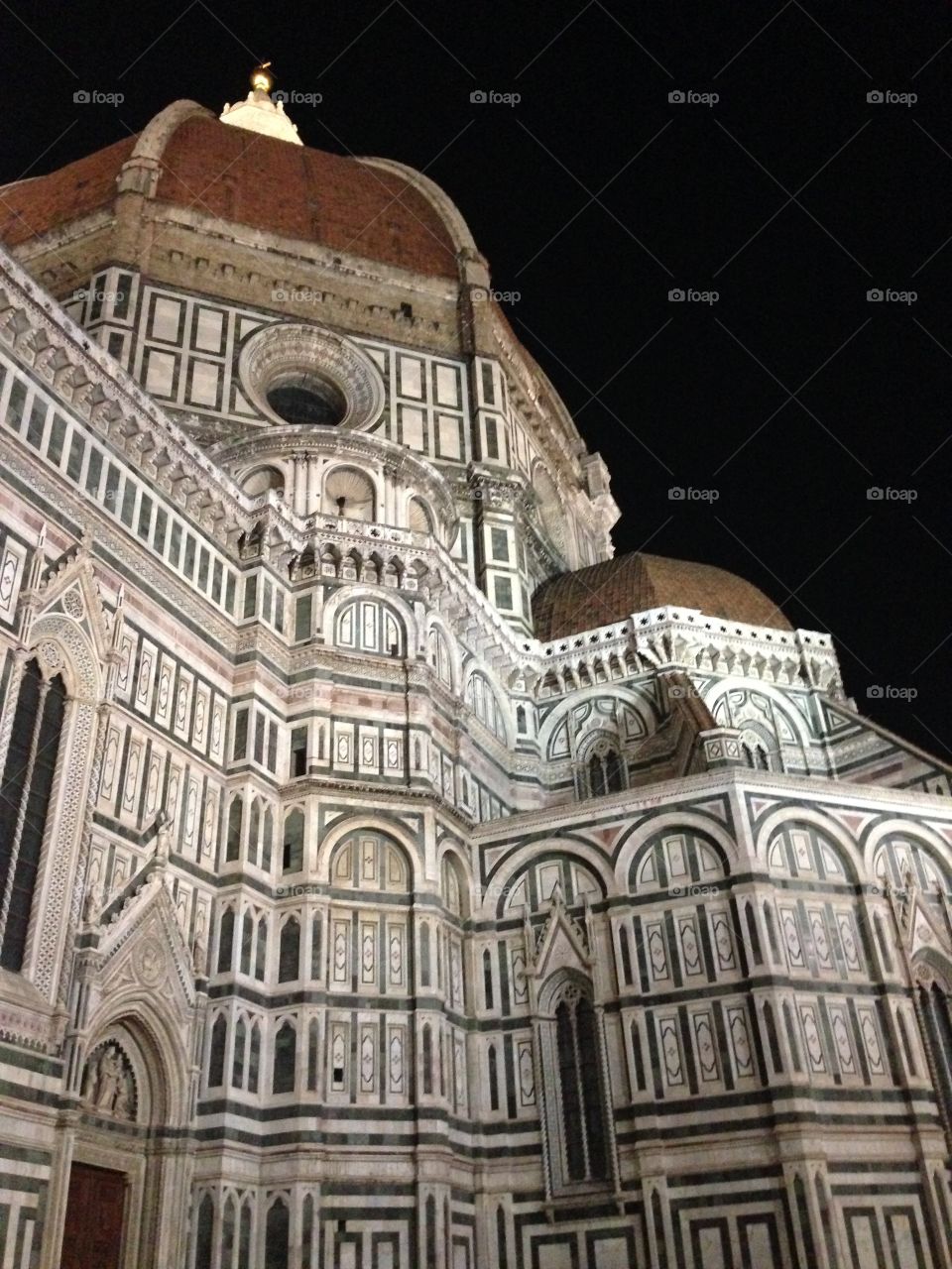 The Duomo at Night, Florence, Italy 