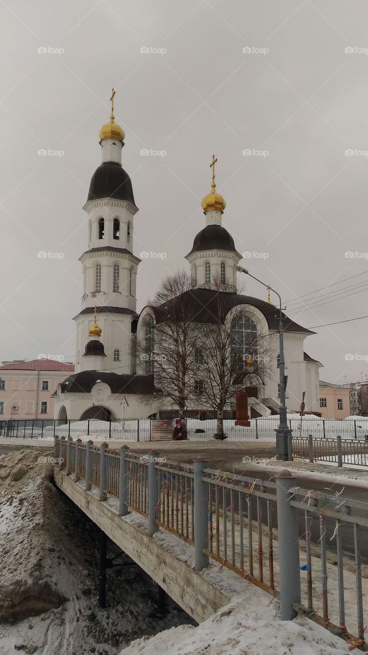 Arkhangelsk. Russia.church.