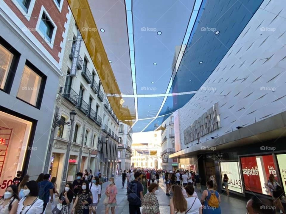 Footpath in Puerta de Sol