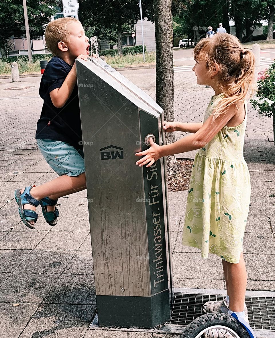 Im Sommer ist immer warm