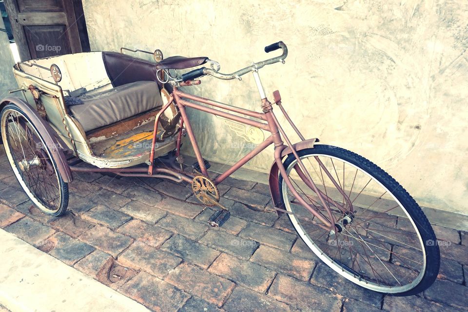 Vintage tricycle, old style