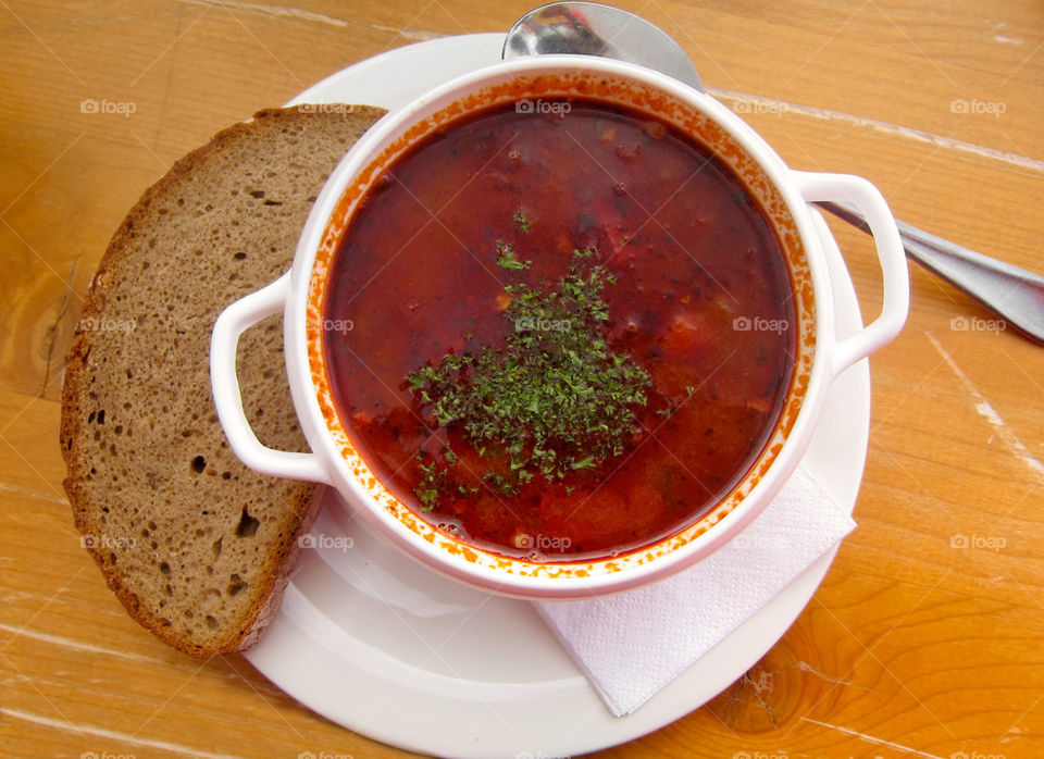 Goulasj soup.