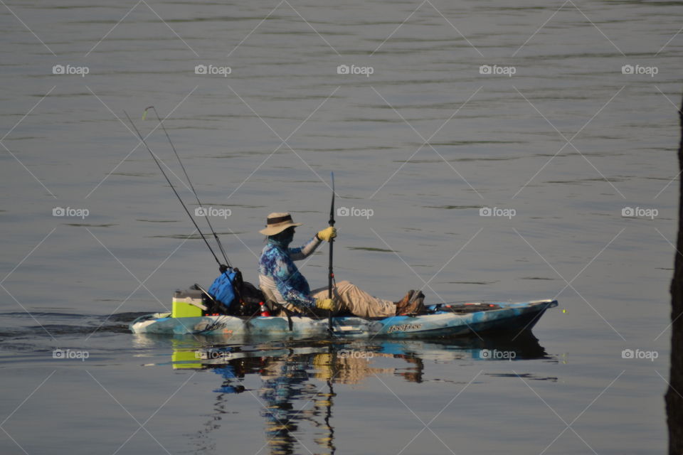 Kayak fishing 