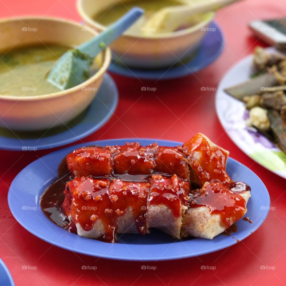 Popia! Delicious afternoon snacks!