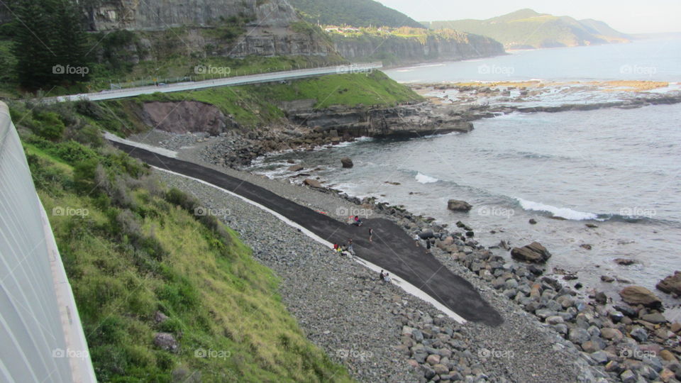 Landscape view at the edgecliff 