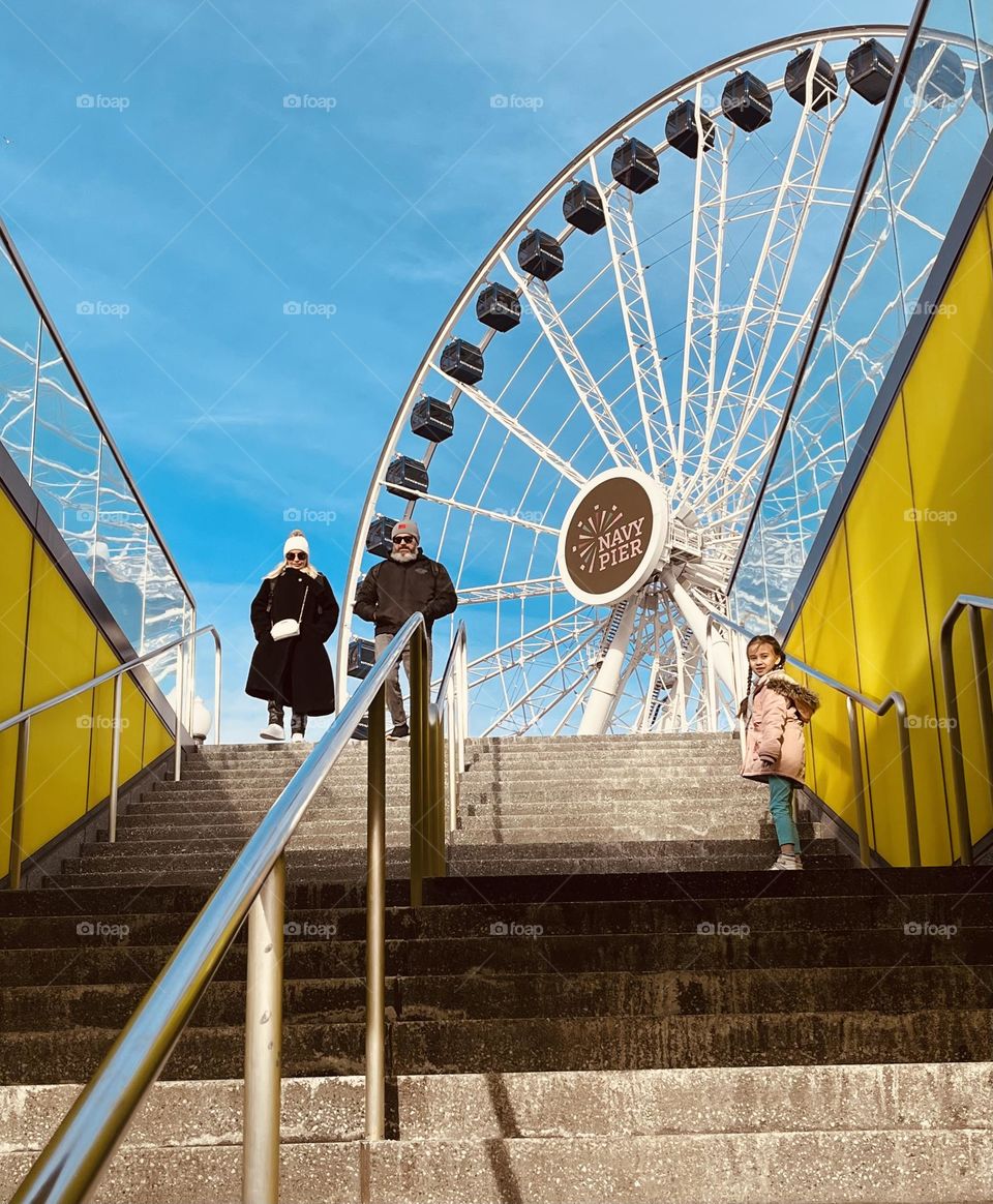 Entrance to the Ferris wheel 