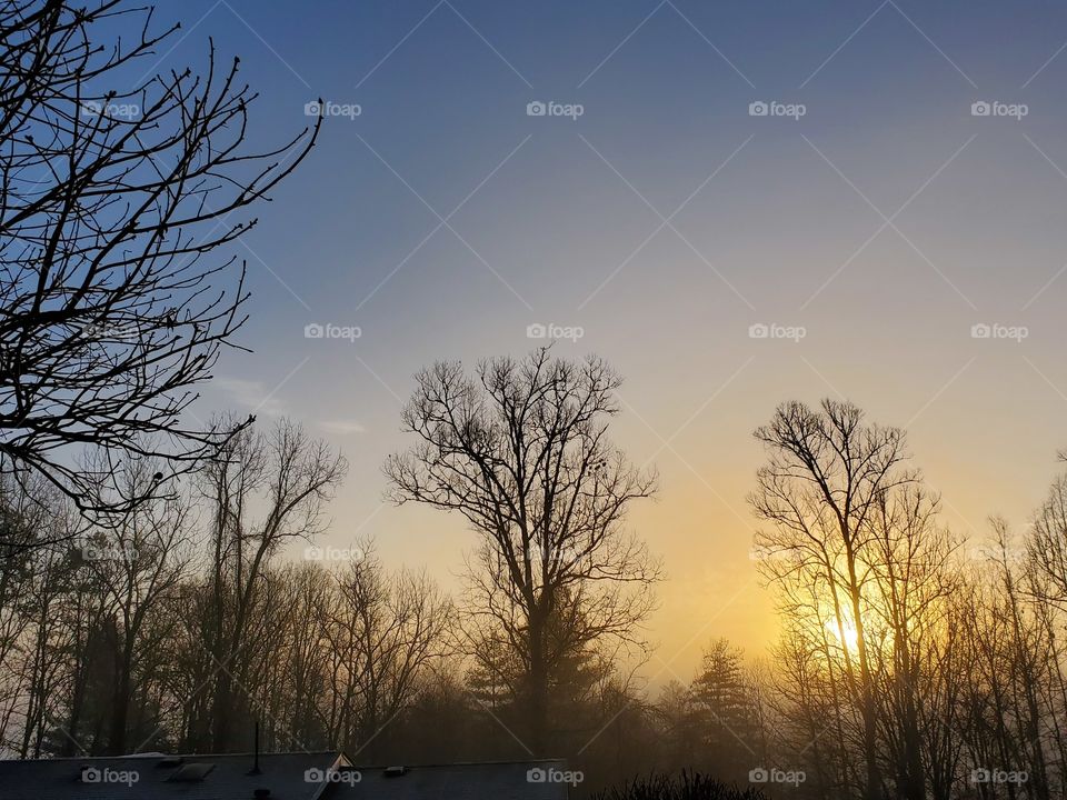 Beautiful fall sunsets