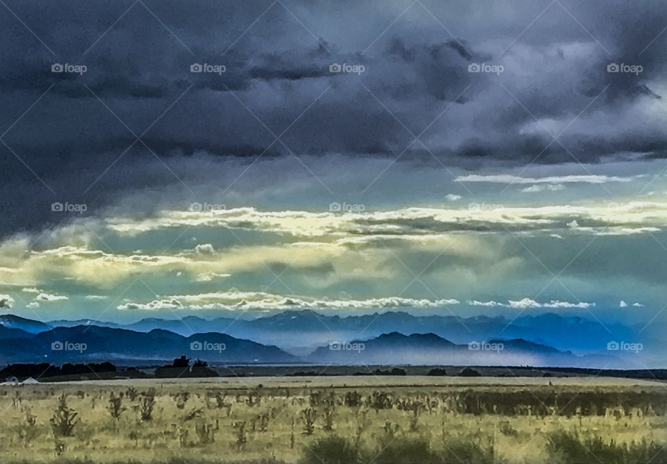 Colorado mountain landscape 