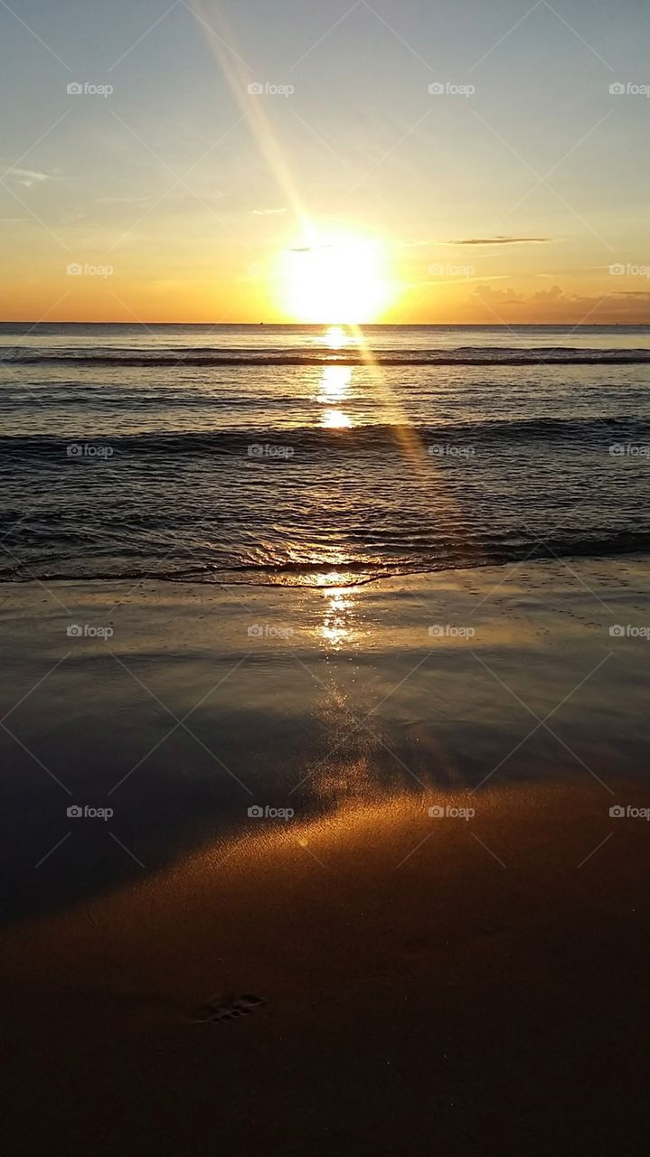 Pôr do sol - Praia Grande , Arraial do Cabo - Rio