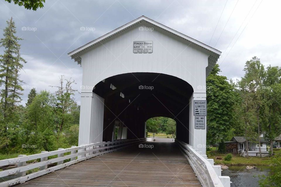 Pengra Covered Bridge, Fall Creek, OR