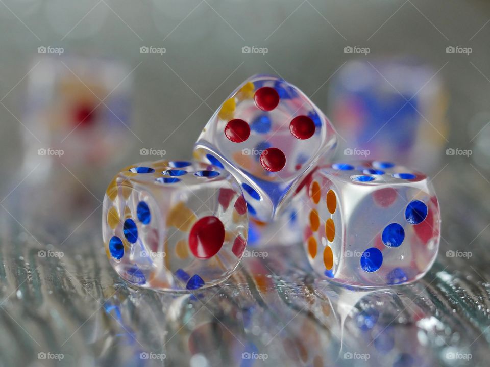 Colored dices