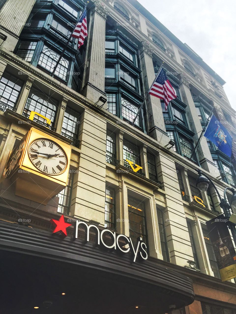 Macy's . A Macy's in New York